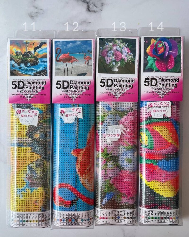 نقاشی الماسی بزرگسالان 30*30 سانت سری کد S