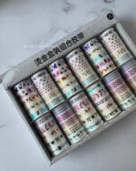 پک چسب طلاکوب رنگین کمونی 5 عددی