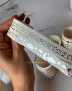 پک چسب نقره کوب نقره ای 5 عددی