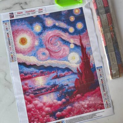 نقاشی الماسی ونگوک ۴۰*۳۰ سانت سری کد329