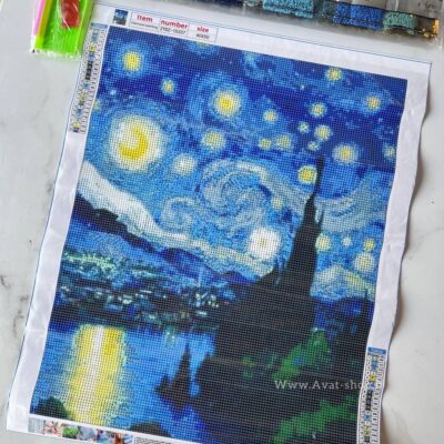 نقاشی الماسی ونگوگ ۵۰*۴۰ سانت سری کد ۳۳۷