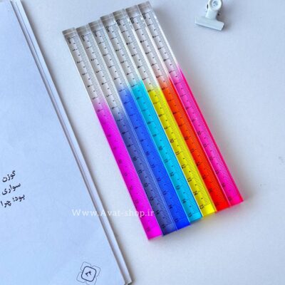 خط کش چهار وجهی ۱۵ سانت