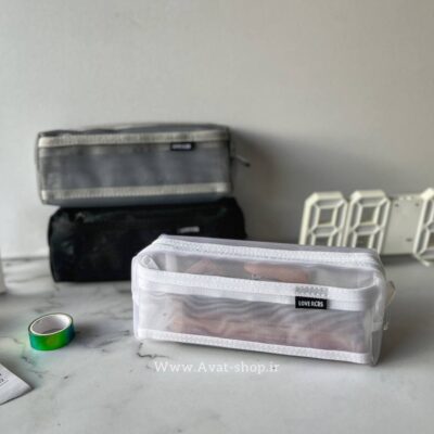 جامدادی توری دو زیپ