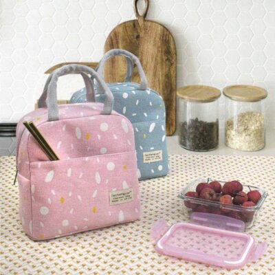 ساک ظرف غذا طرح پاستلی