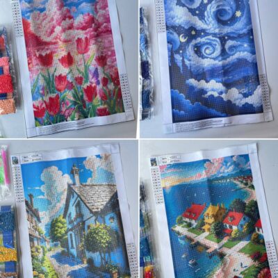 نقاشی الماسی ابعاد ۴۰*30 سری کد Z